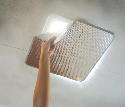 Camco 45191 Light Blocking Shade; Roof Vent; 16" x 16"