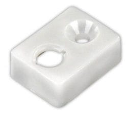 JR Products 81465 End Stop; Type E; White