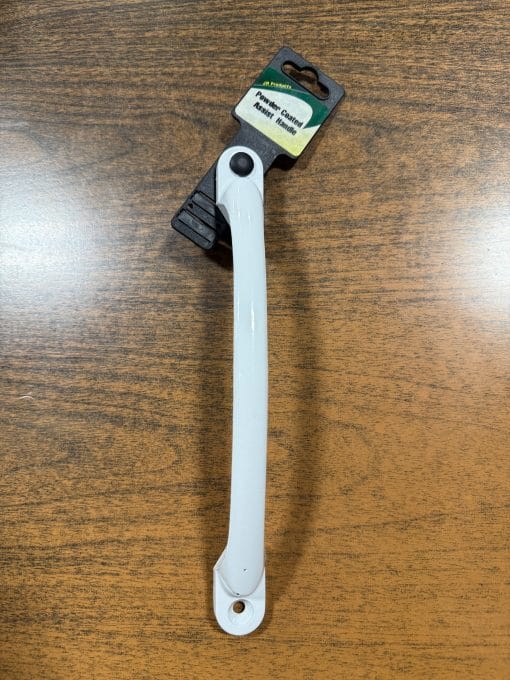 JR Products 9482-000-111 Powder Coated Assist Handle; White