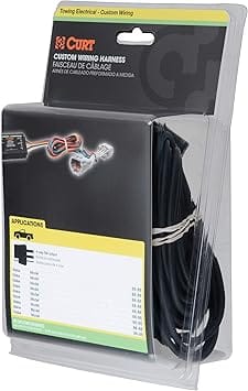 CURT 56164 Custom Wiring Harness; 4-Way Flat Output; Select Ford Escape