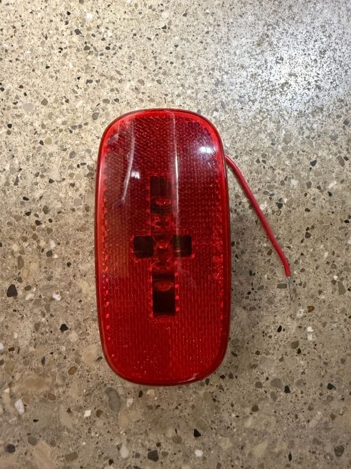 Kaper II 52712 Marker Light; LED 4 x 2; Red