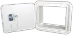JR Products E7132-A Electrical Hatch; Polar White
