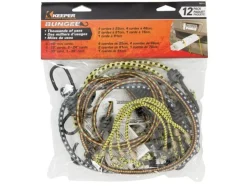 KEEPER 06313 Bungee Cord; Multi Pack; 12 Pc