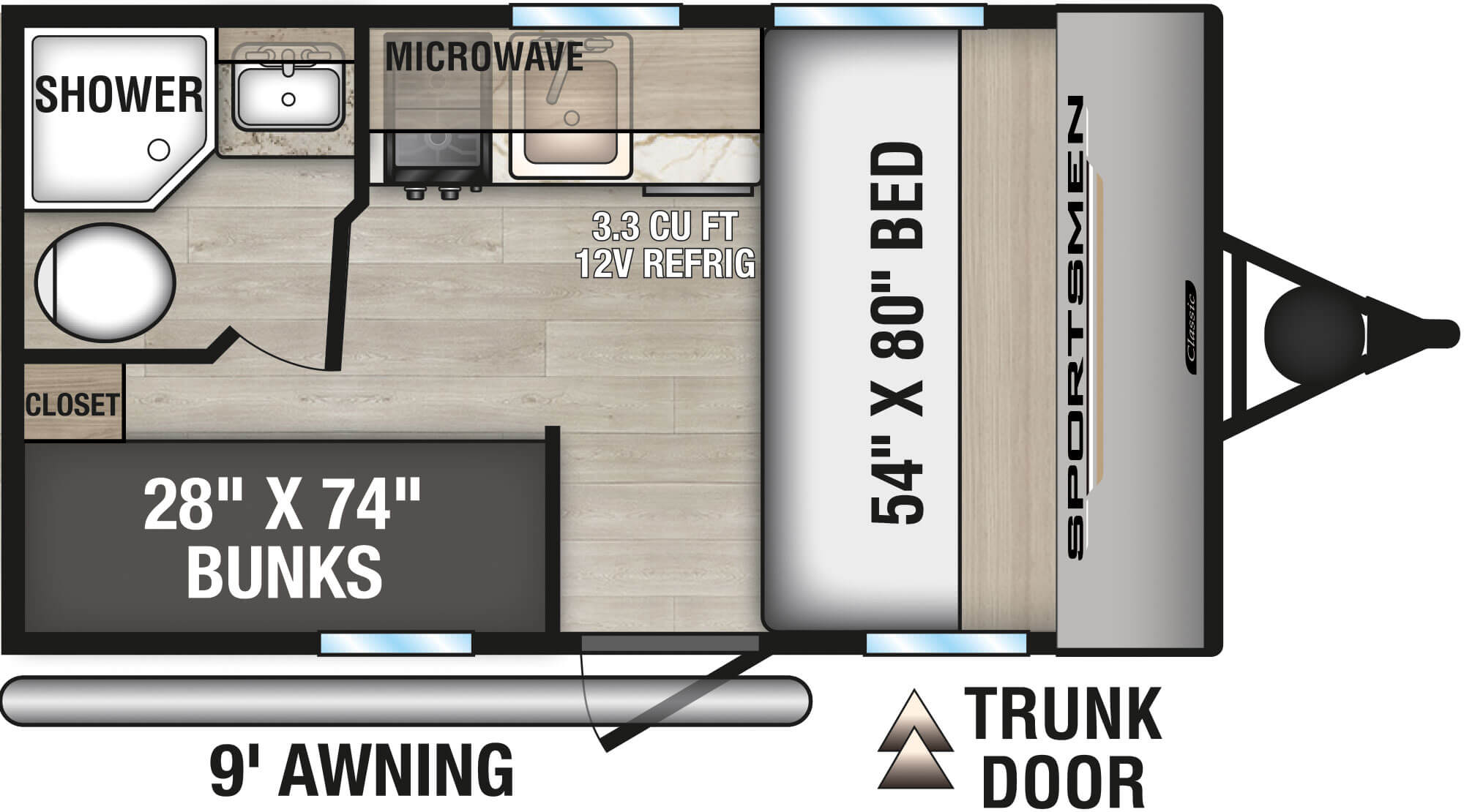 2026 KZ 130BH Sportsmen Classic