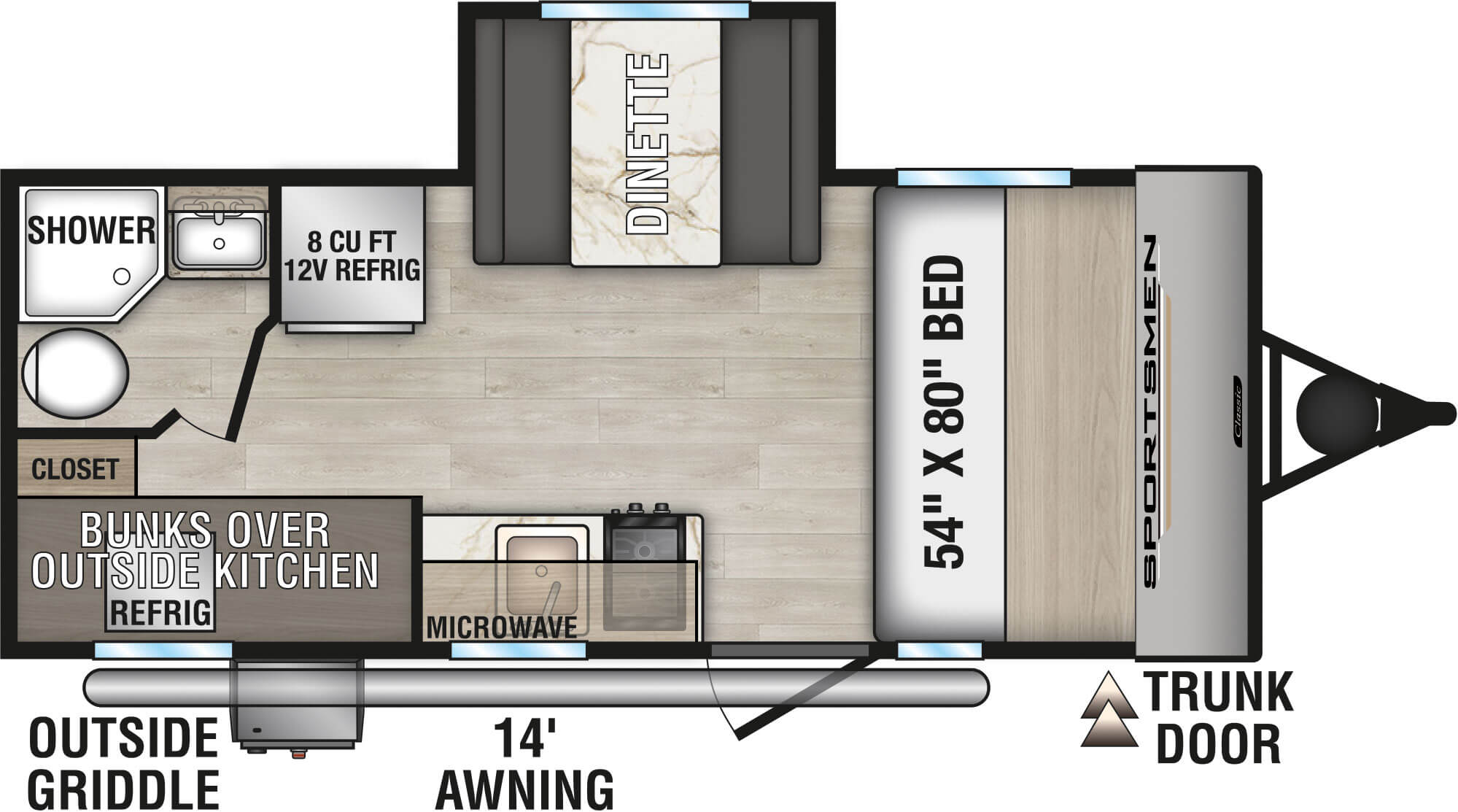 2026 KZ 191BHK Sportsmen Classic #067772