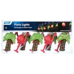 Camco 42662 Party Lights; Flamingos & Palm Trees