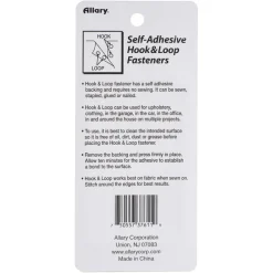 Allary 376-11 Velcro; Hook & Loop Circle; White